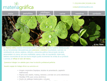 Tablet Screenshot of materiagrafica.com